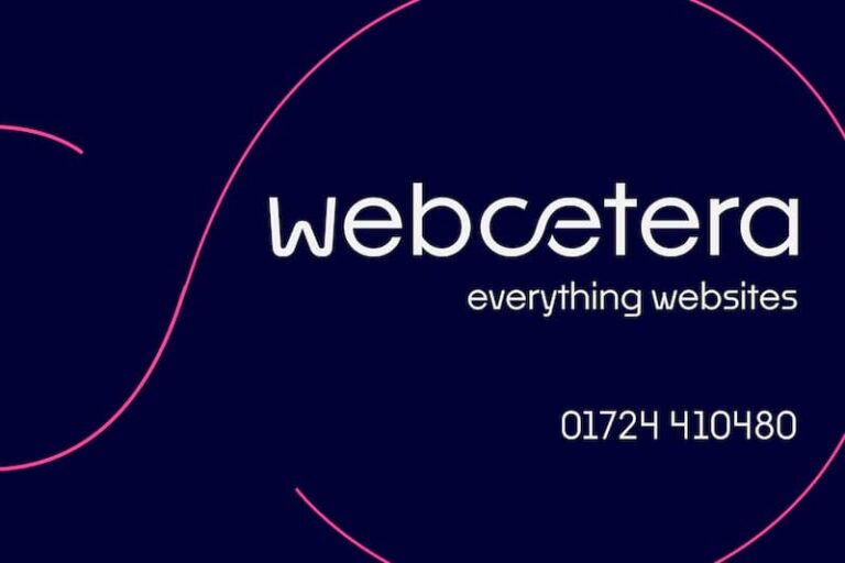 Webcetera. Everything websites promo card.